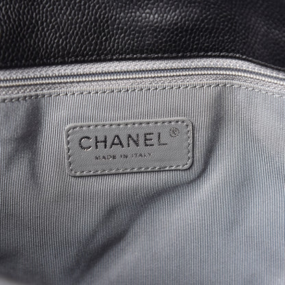 Chanel Caviar Quilted French Riviera Hobo Black 6 of 9