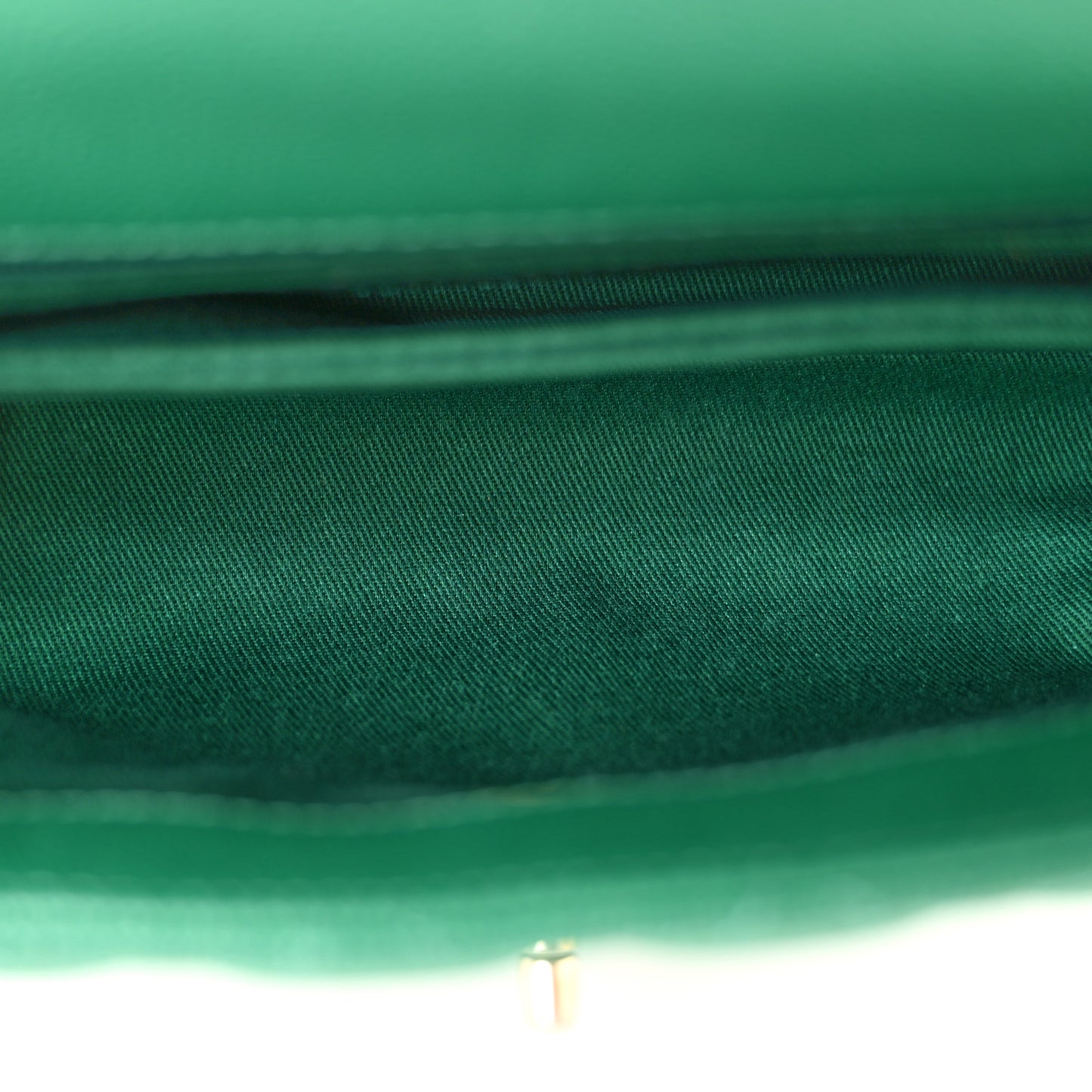 Caviar Quilted Mini Coco Handle Flap Green