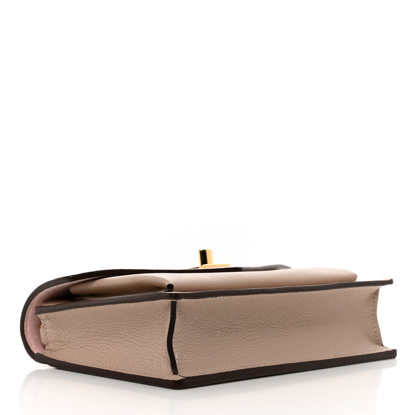 Soft Calfskin My Lockme Chain Pochette Greige