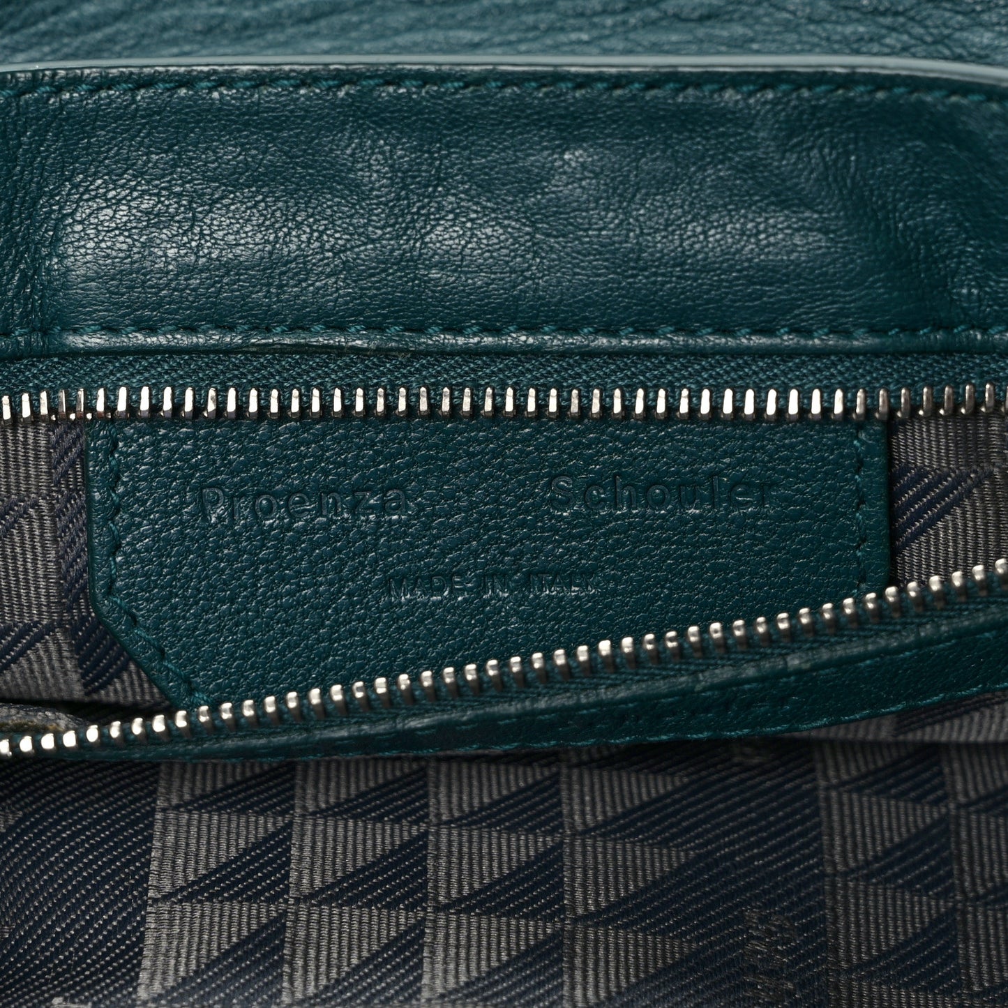 Lambskin Tiny PS1 Satchel Dark Teal