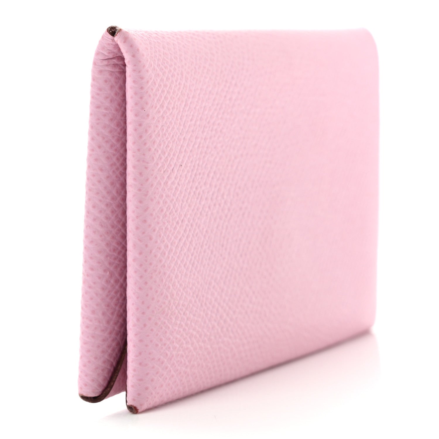 Hermes Epsom Calvi Duo Card Case Mauve Sylvestre 3 of 9