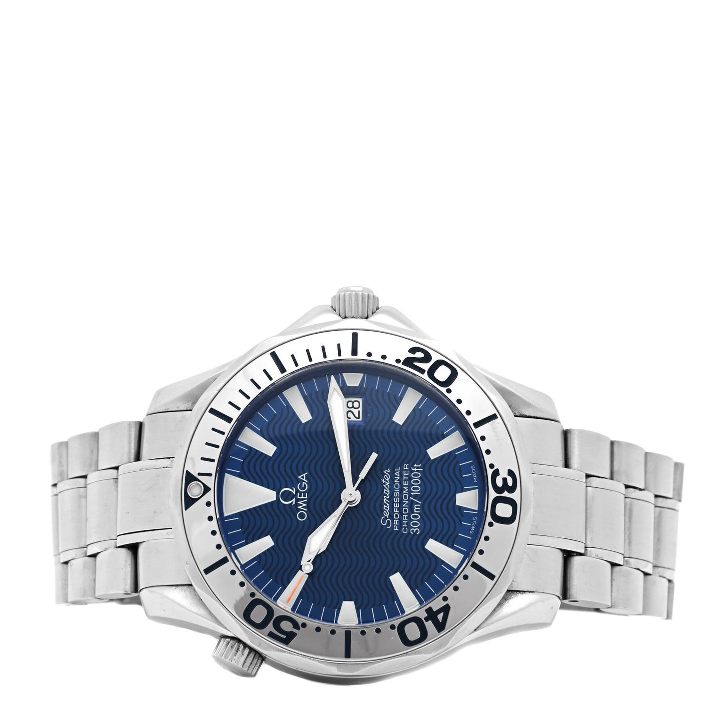 Stainless Steel 41mm Seamaster Professional 300 Automatic Watch Blue 2255.80.00
