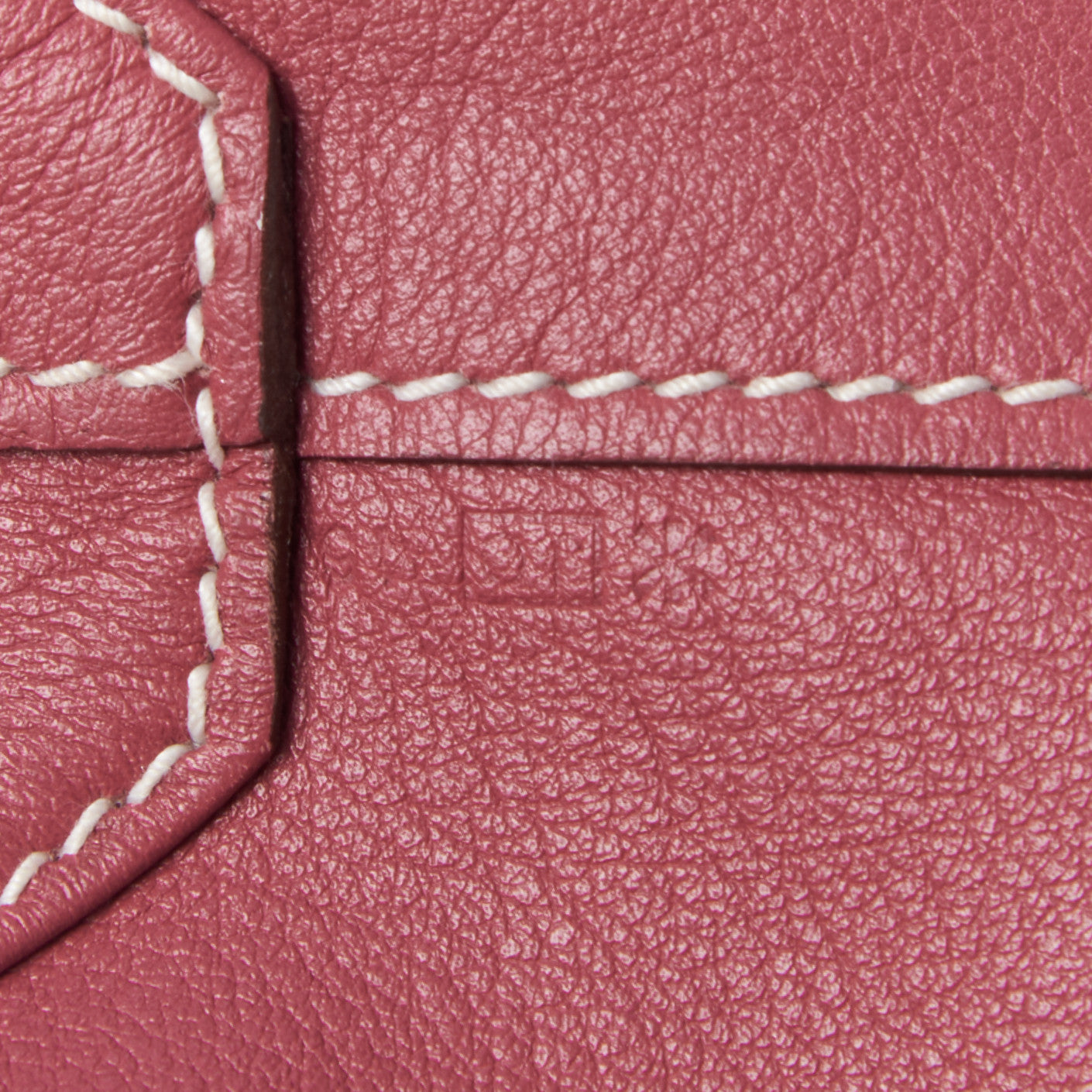 Veau Sikkim Swift Double Sens 30 Reversible Tote Bois de rose Rouge Garance