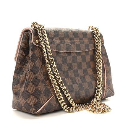 Louis Vuitton Damier Ebene Caissa Clutch Rose Ballerine 3 of 8