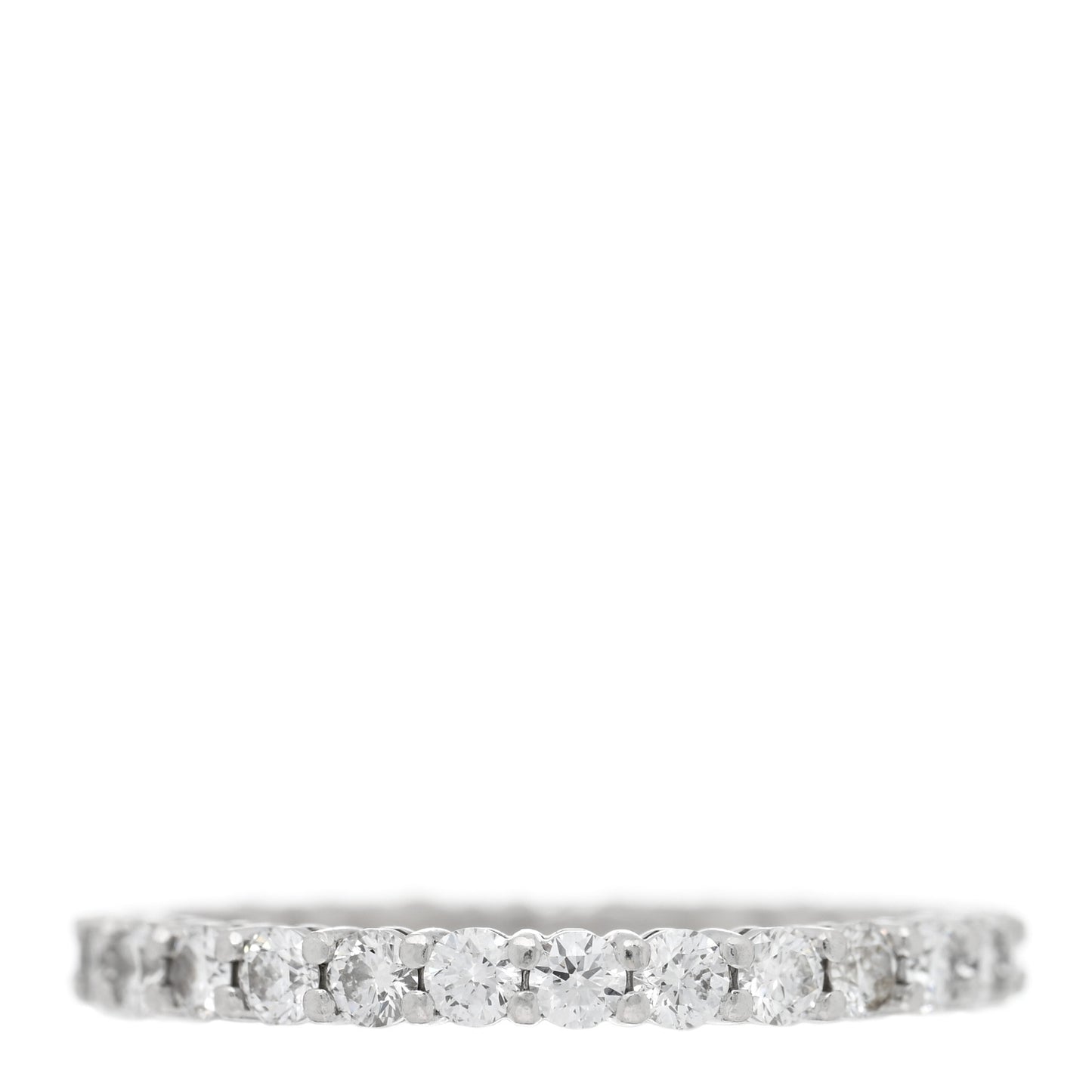Platinum Diamond 2.2mm Full Circle Forever Band Ring 50 5.5