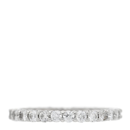 Tiffany Platinum Diamond 2.2mm Full Circle Forever Band Ring 50 5.5 1 of 4