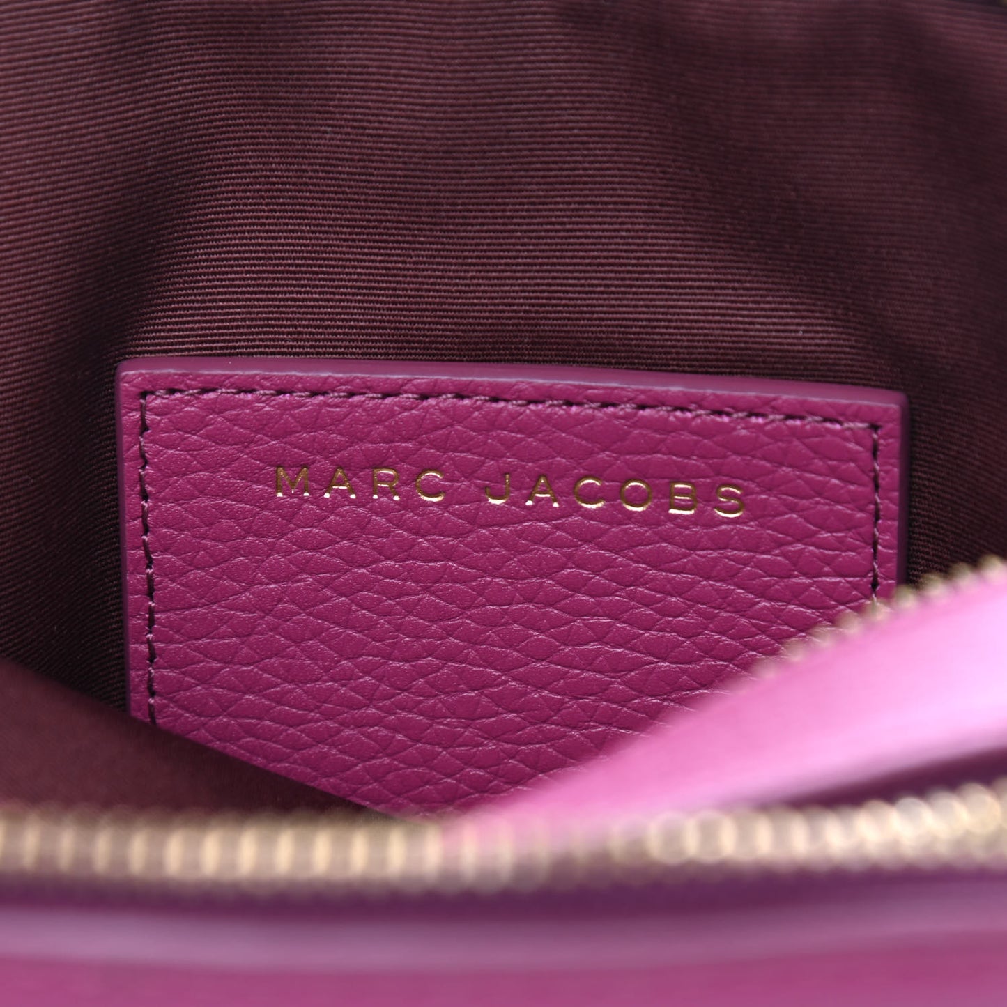 Calfskin Shutter Camera Crossbody Bag Pink