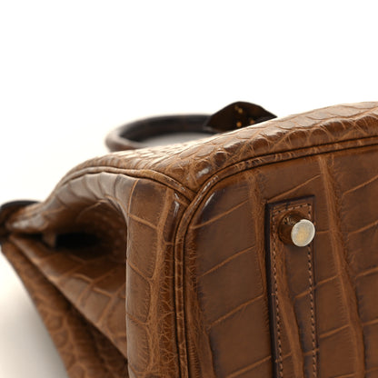 Hermes Matte Alligator Birkin 35 Alezan 9 of 13
