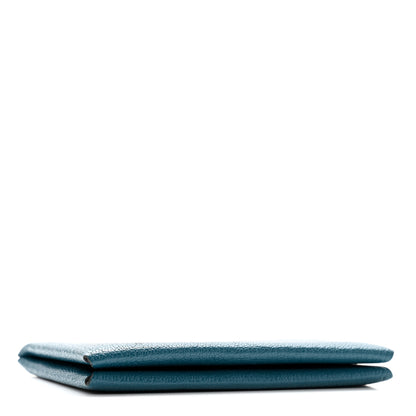 Hermes Chevre Mysore Calvi Card Case Vert Bosphore 4 of 10