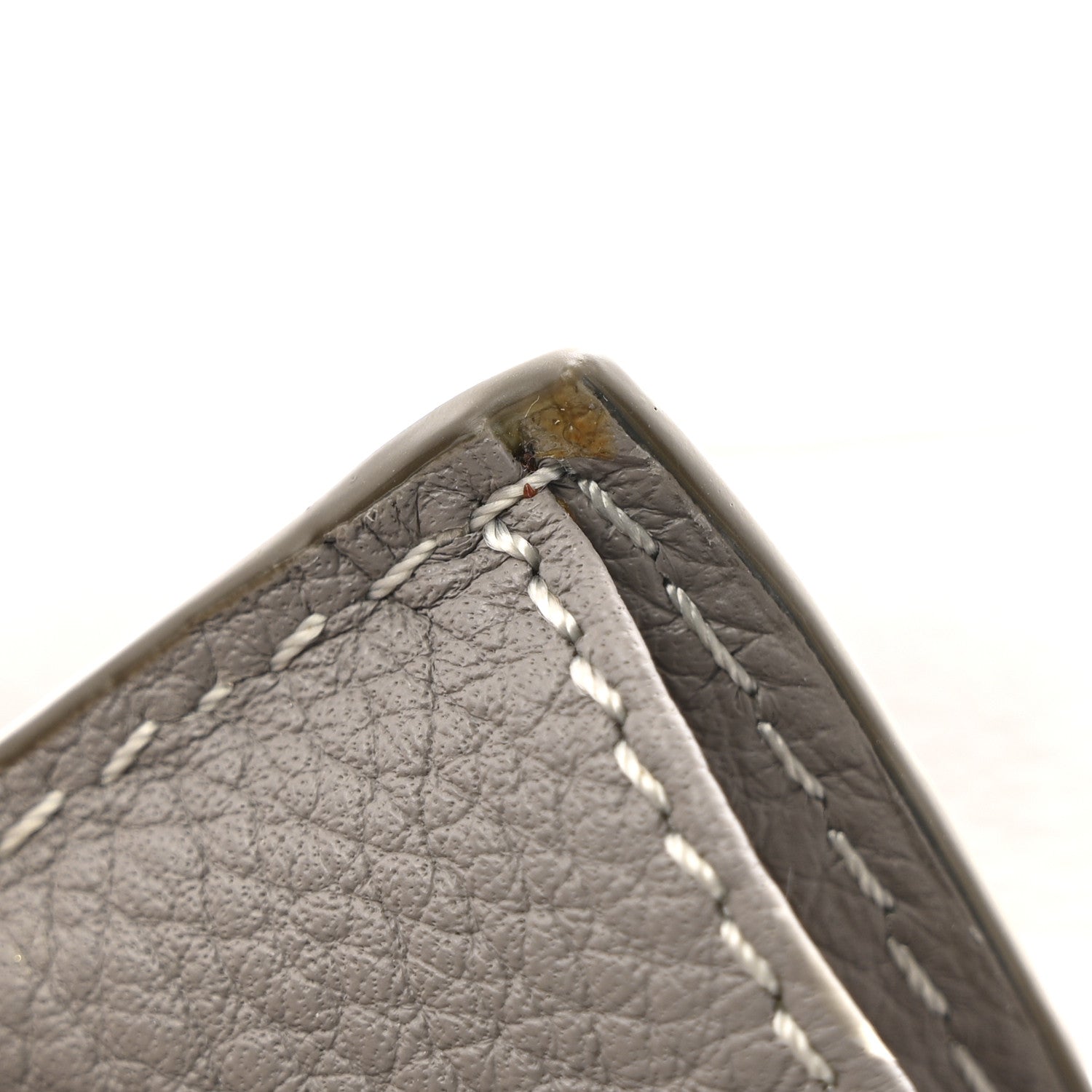 Chloe Grained Calfskin Marcie Square Wallet Cashmere Grey 10 of 14