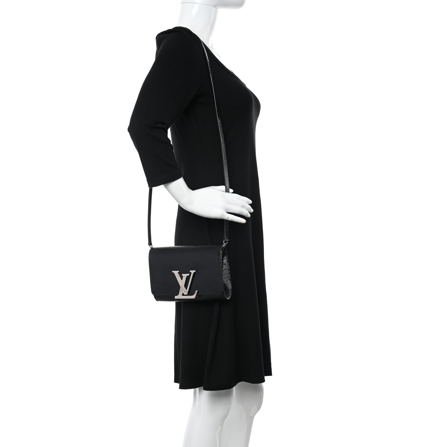 Louis Vuitton Electric Epi Louise Strap PM Black 2 of 11