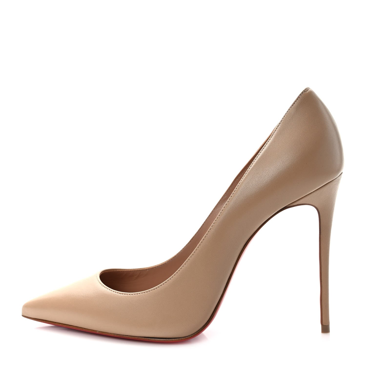 Christian Louboutin Nappa Kate 100 Pumps 38 Nude 2 1 of 7