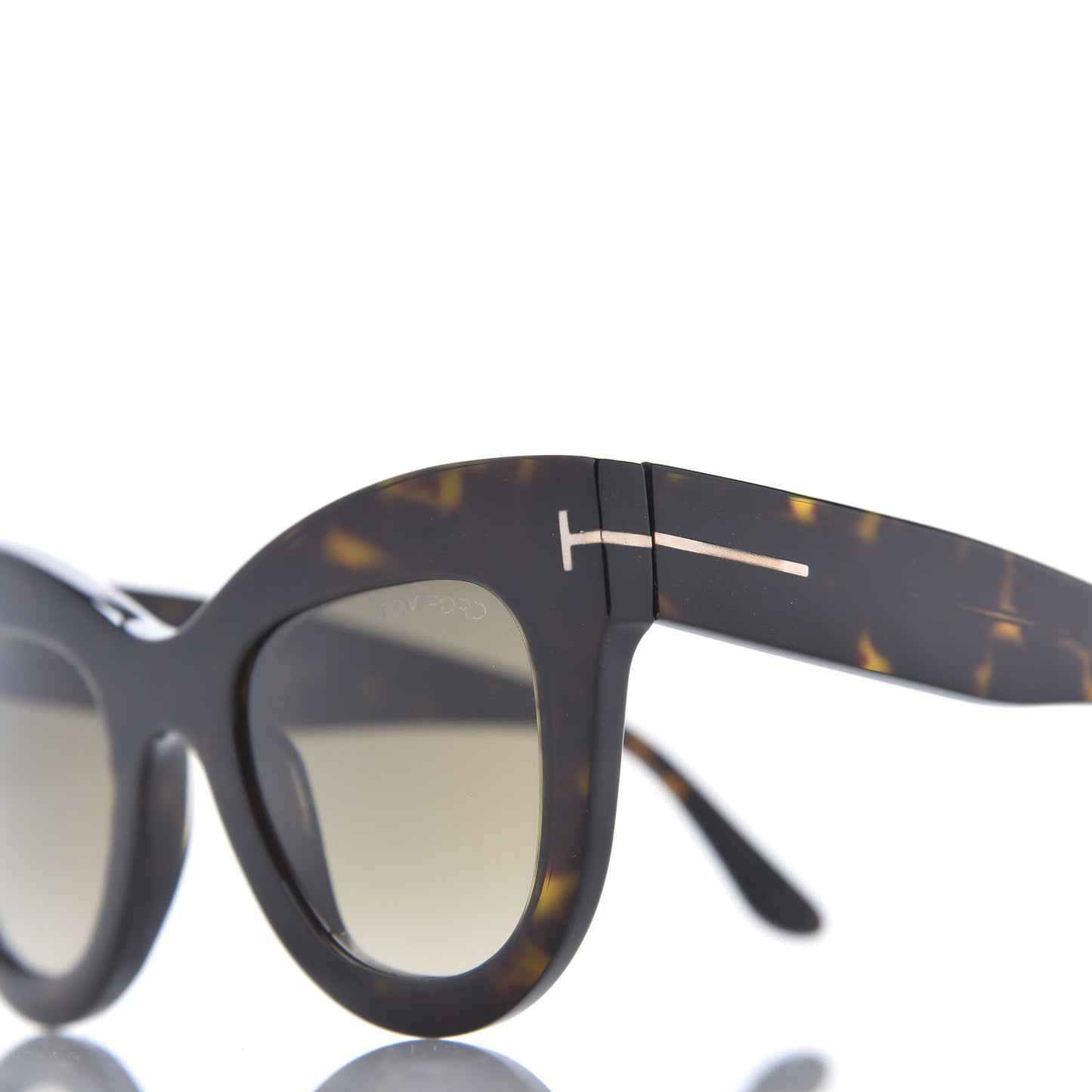 Karina Cat Eye Sunglasses TF612 Havana