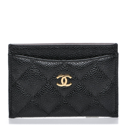 Chanel Caviar Quilted Card Holder Black 1 of 8