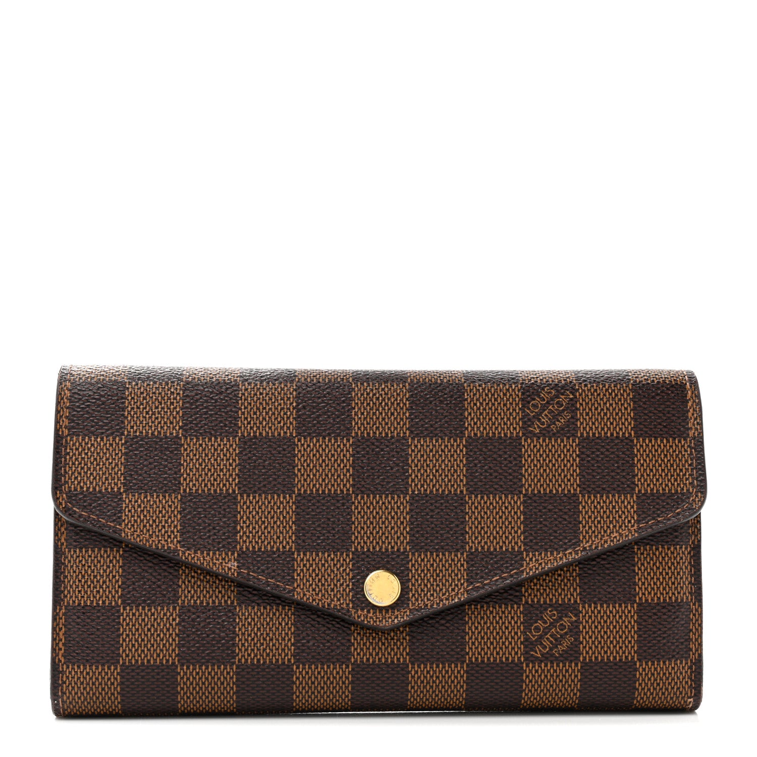 Louis Vuitton Damier Ebene Sarah Wallet NM 1 of 8
