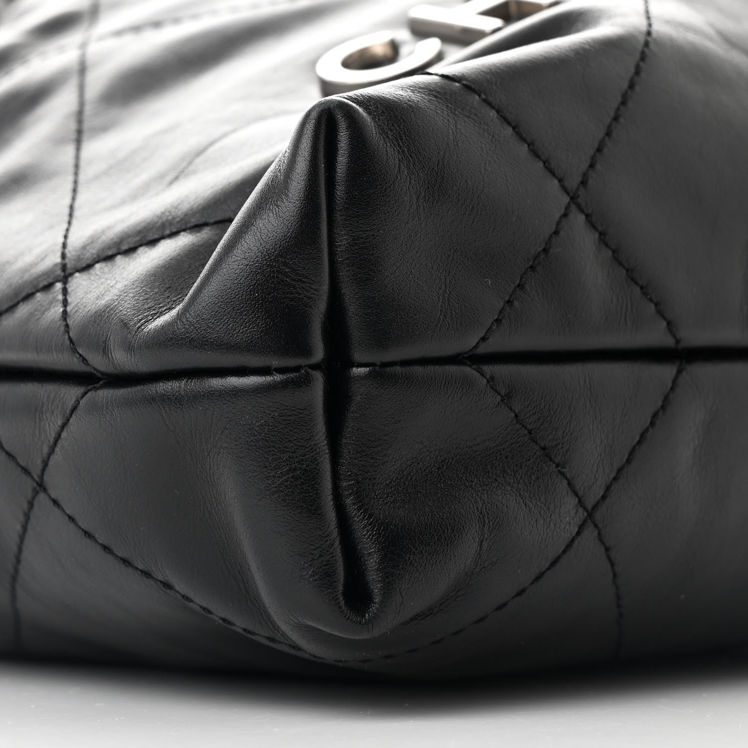 Chanel Shiny Calfskin Quilted Mini Chanel 22 Black 9 of 10