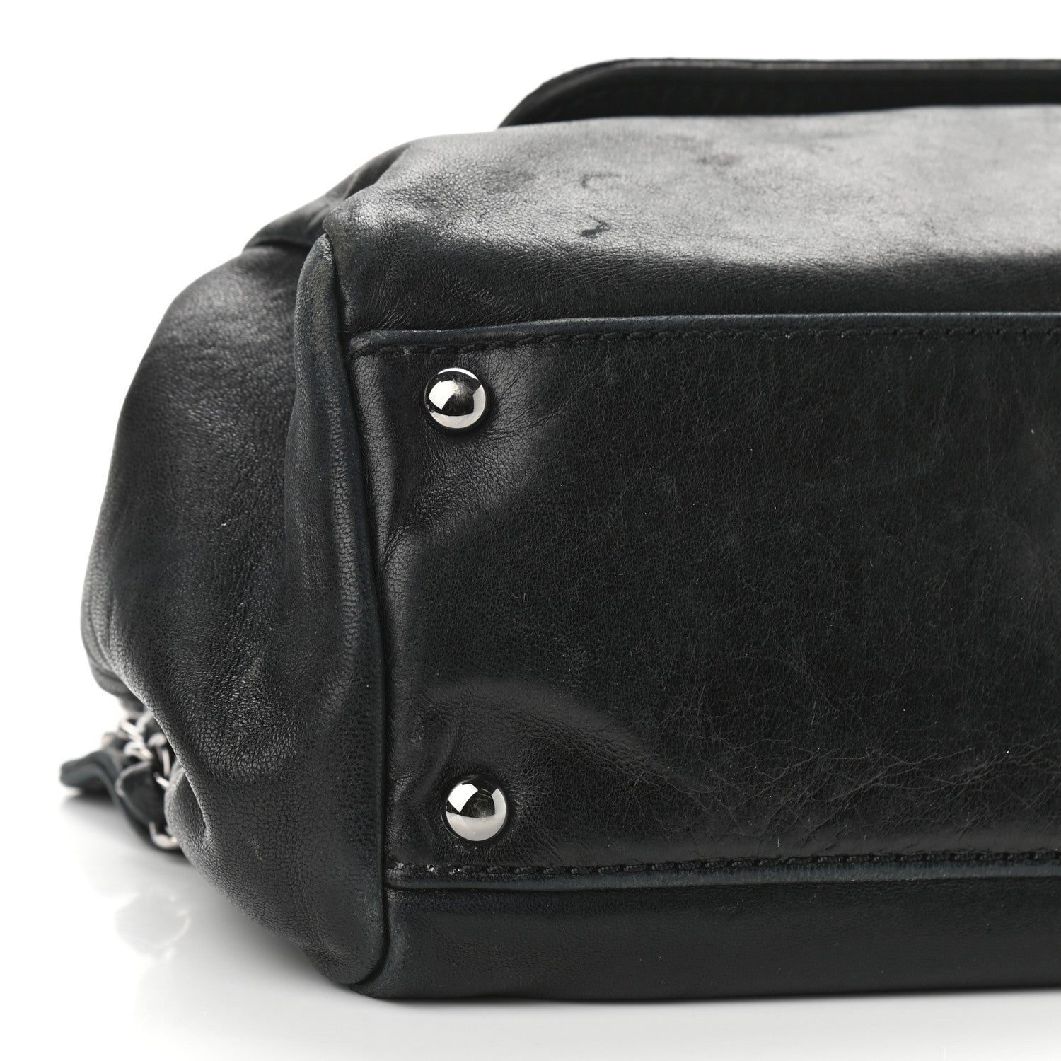 Chanel Lambskin Rock and Chic Shoulder Bag Black 9 of 12