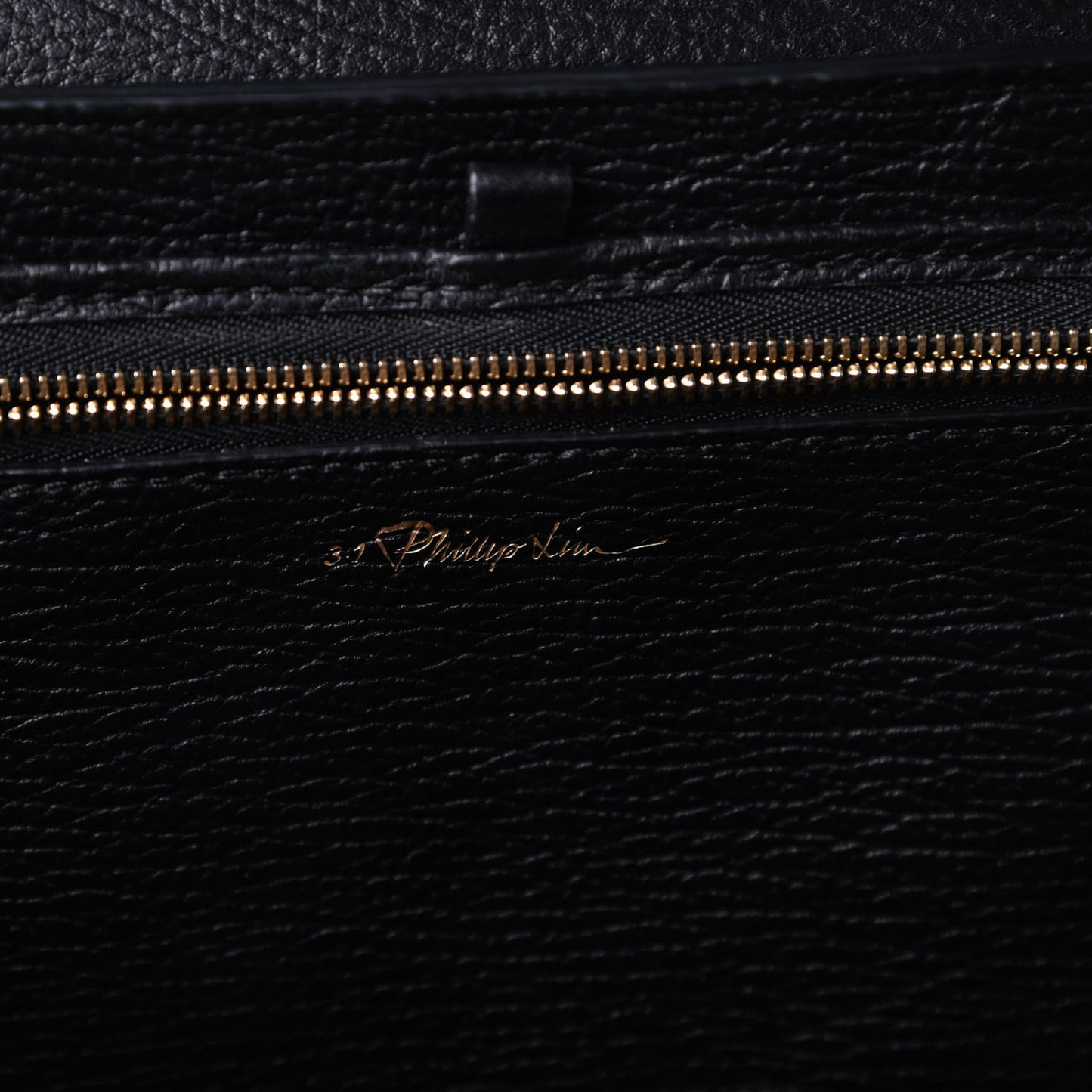 Textured Calfskin Medium Pashli Satchel Black