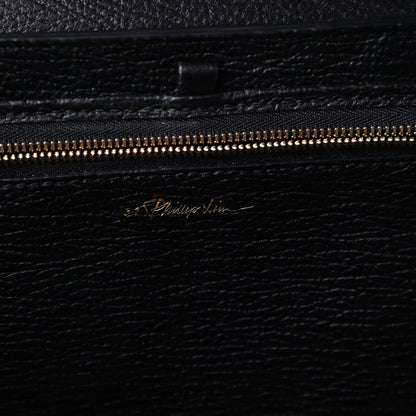 3.1 Phillip Lim Textured Calfskin Medium Pashli Satchel Black 8 of 10