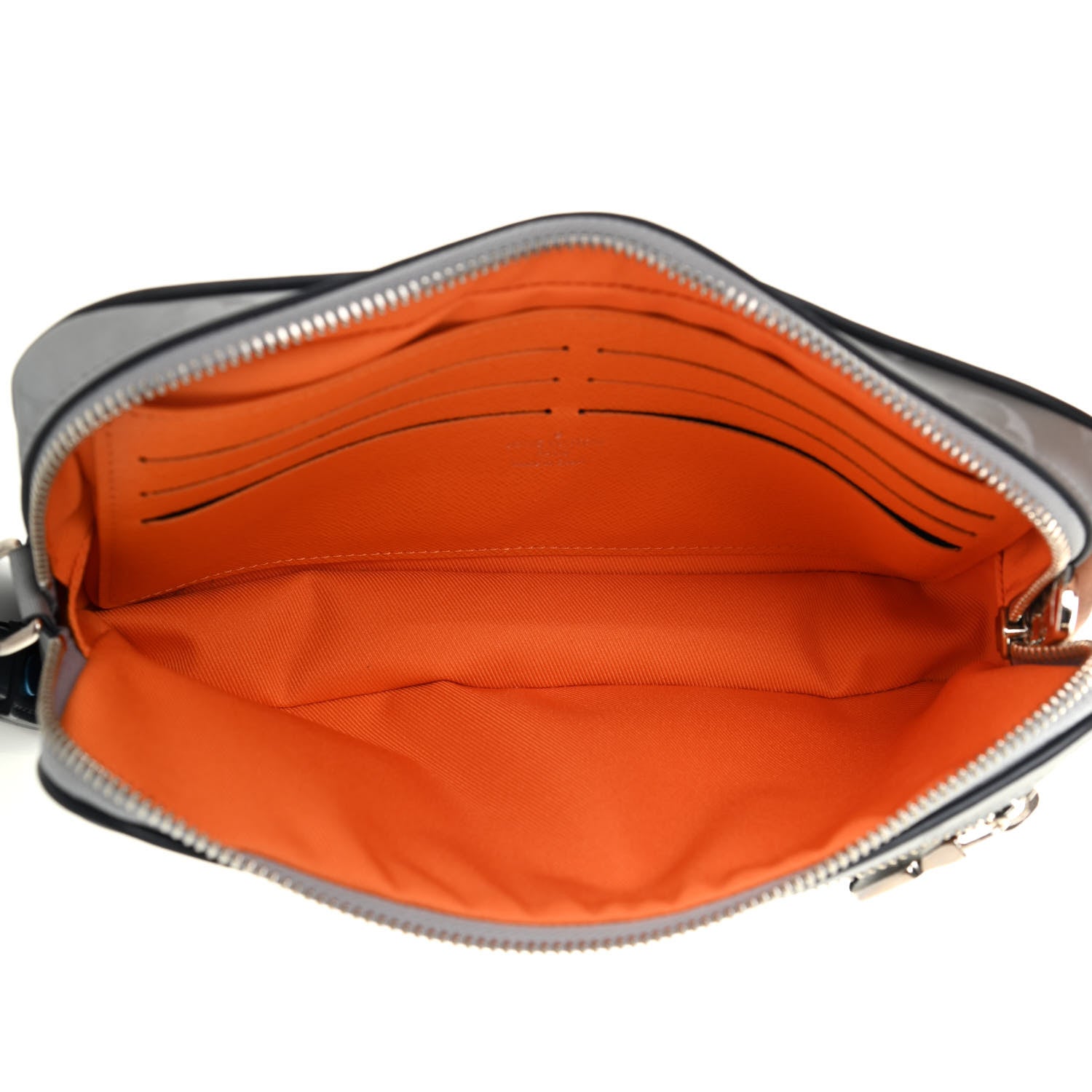 Louis Vuitton Monogram Satellite Alpha Clutch Silver 5 of 7