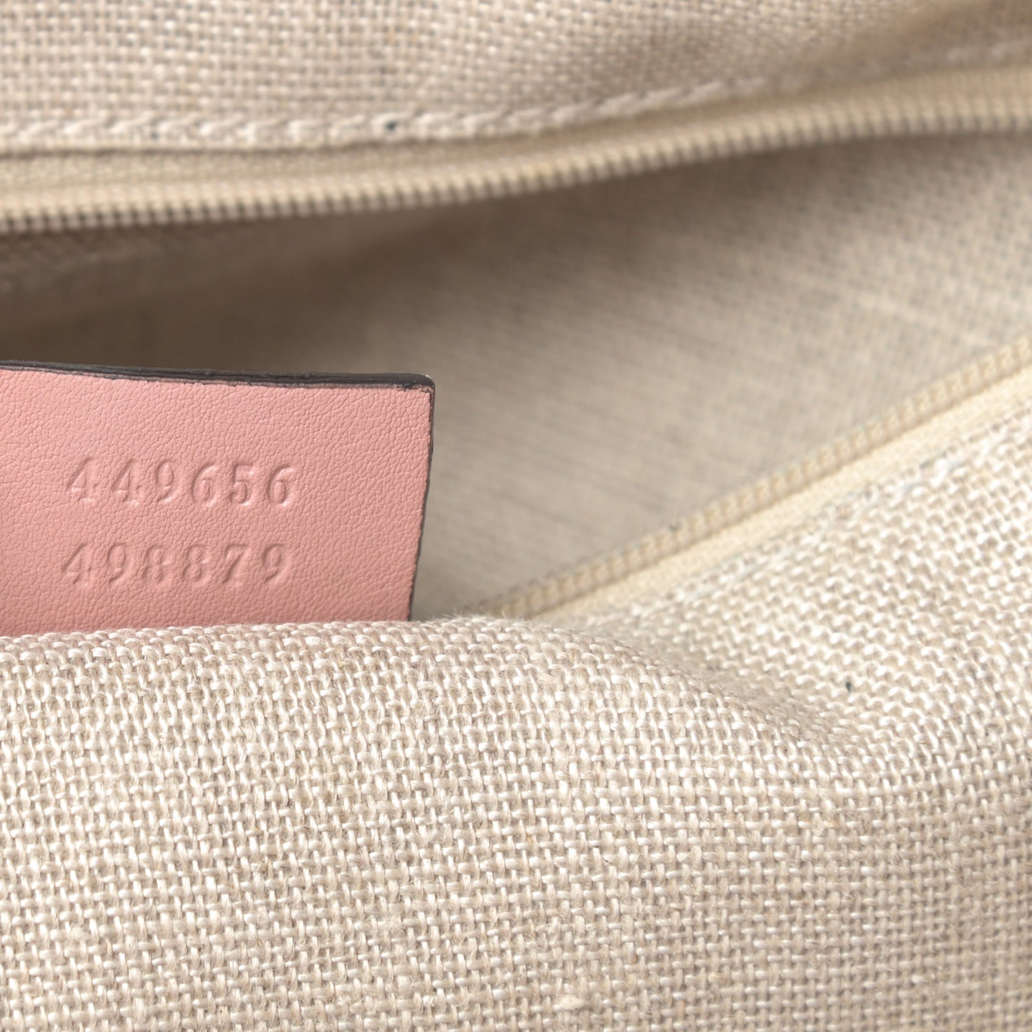 Soft Microguccissima Small Zippered Satchel Soft Pink
