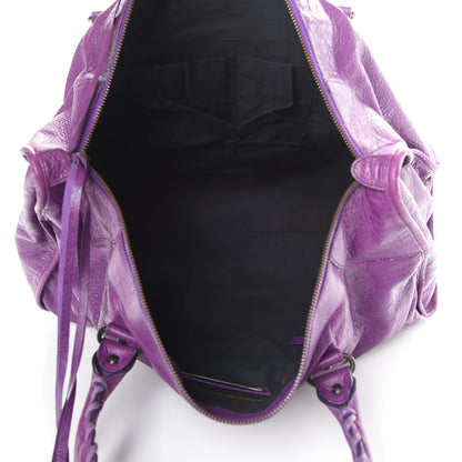 Balenciaga Agneau Classic Hardware Work Ultraviolet 5 of 14