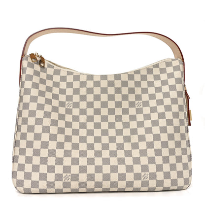 Louis Vuitton Damier Azur Slouchy MM 2 of 17