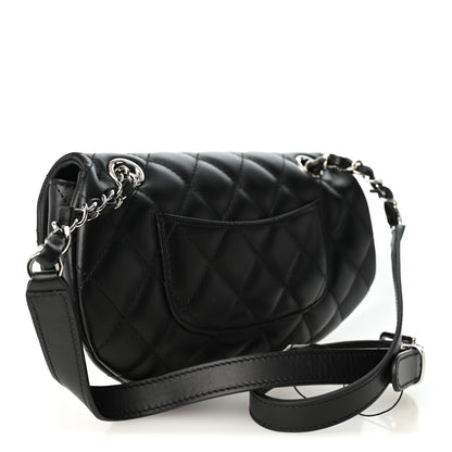 Chanel Calfskin Quilted CC Uniform Flap Belt Bag Black 3 of 10