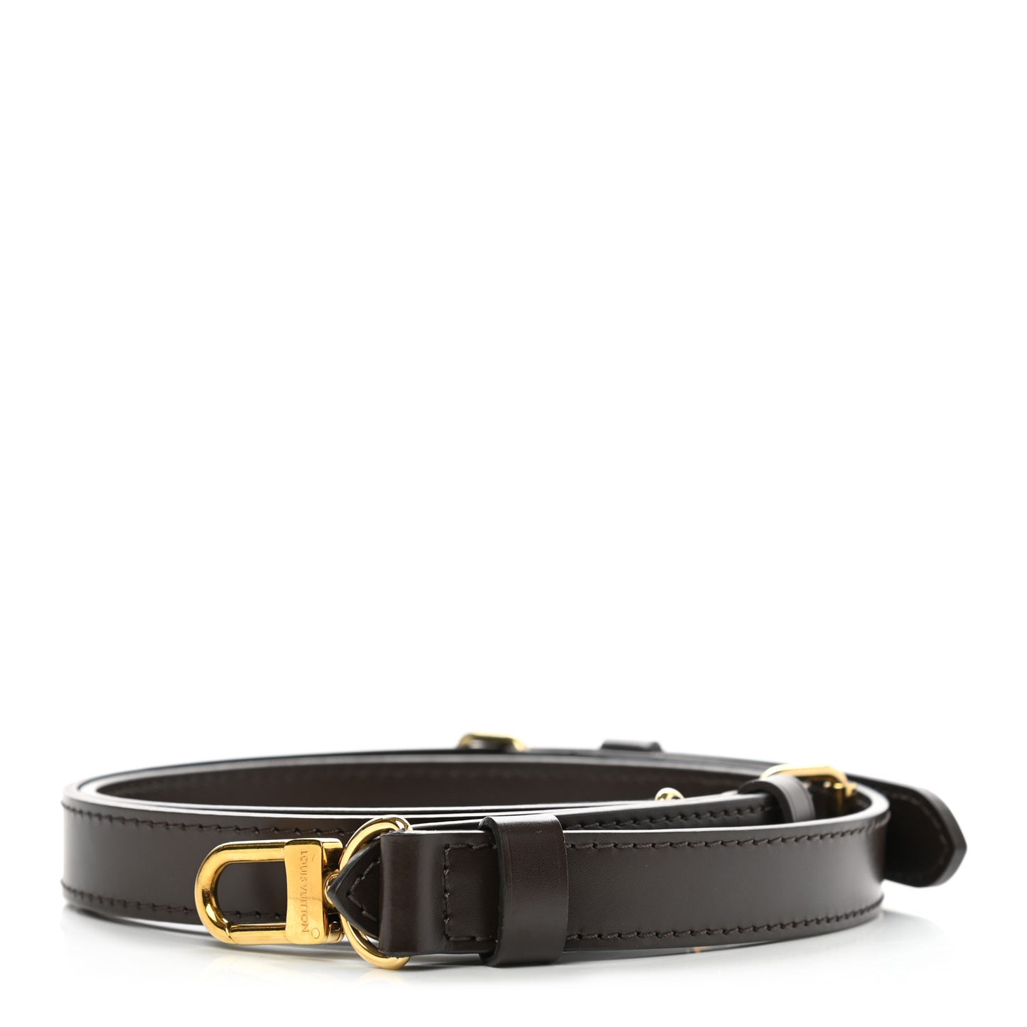 Calfskin Adjustable Speedy Bandouliere Shoulder Strap Brown