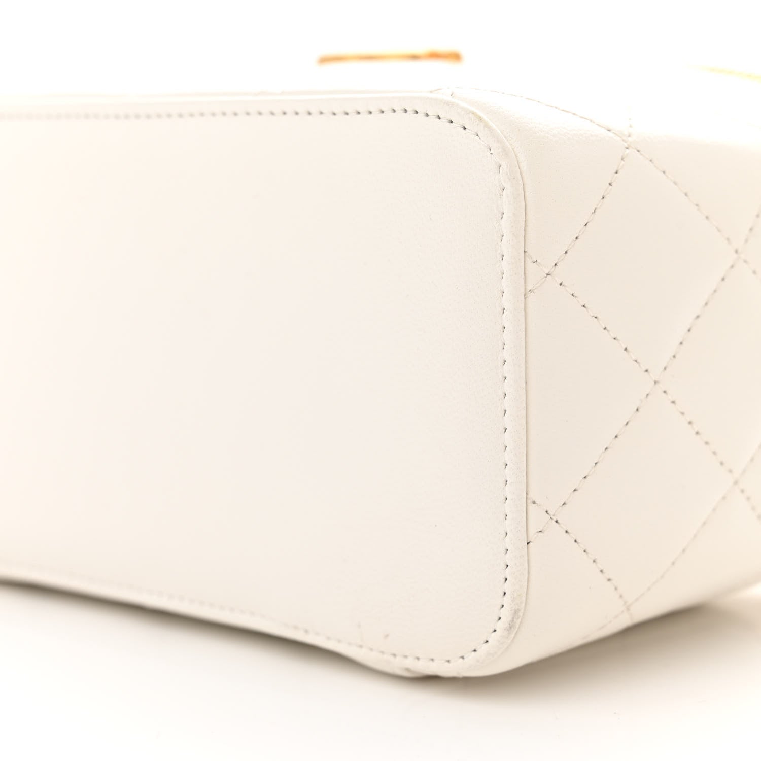 Chanel Lambskin Quilted Punk Essentials Vanity Case With Chain White 10 of 12