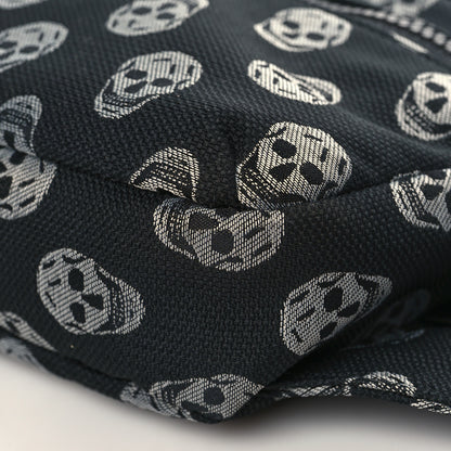 Alexander McQueen Jacquard Skull Belt Bag Black White 8 of 8