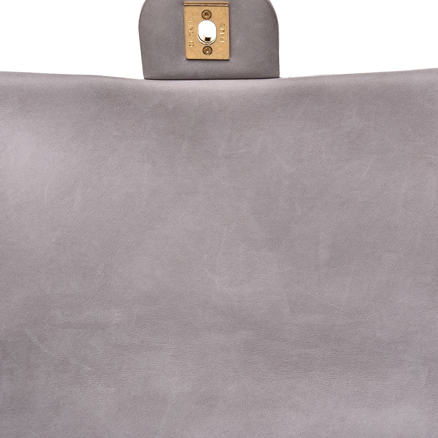 Chanel Iridescent Calfskin Large Chic Quilt Flap Gris 12 of 13
