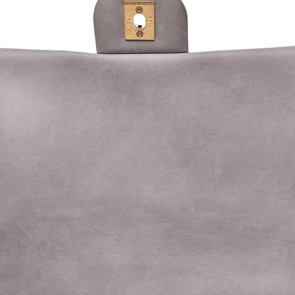Chanel Iridescent Calfskin Large Chic Quilt Flap Gris 12 of 13