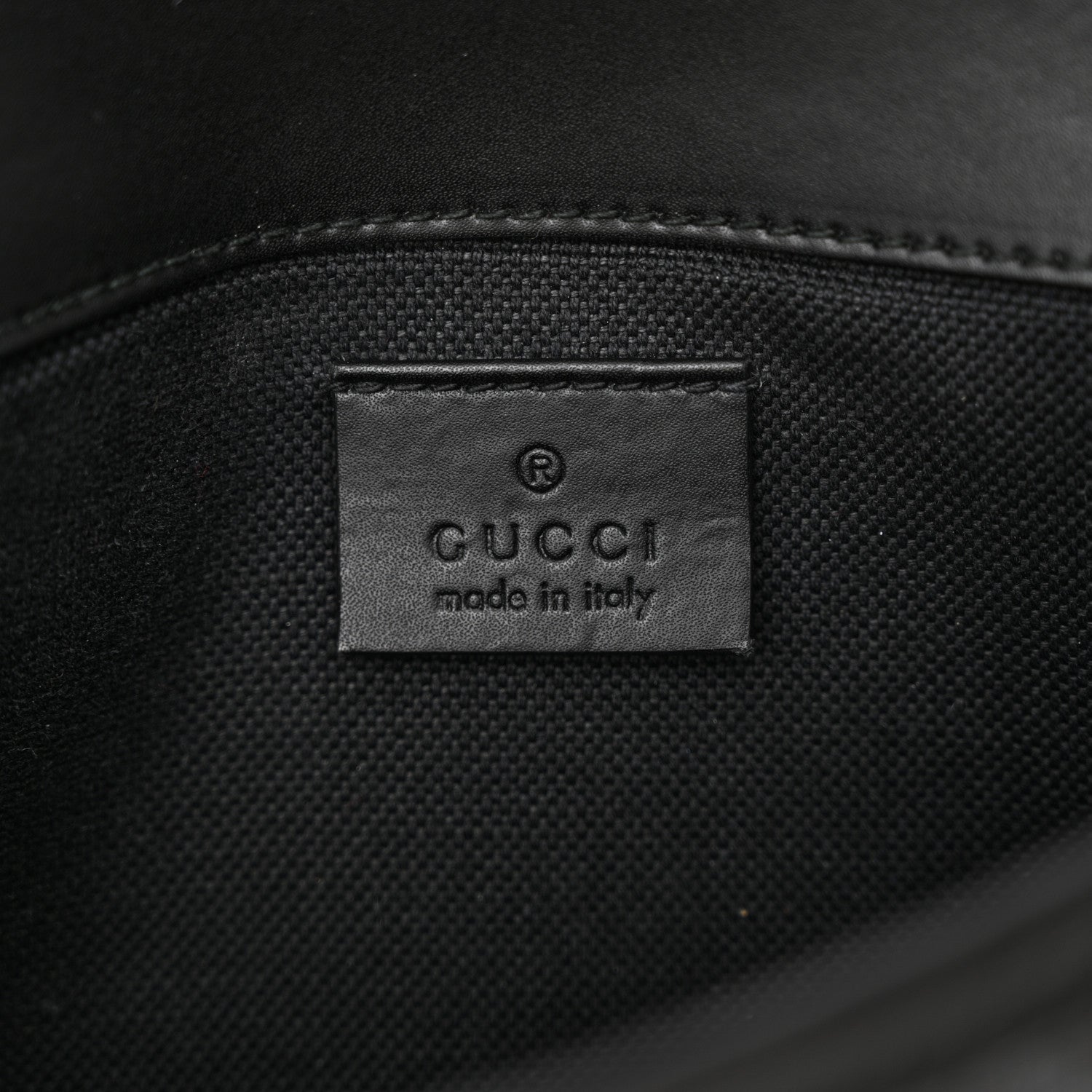 Gucci GG Supreme Monogram Web Slim Belt Bag Black Grey 6 of 19