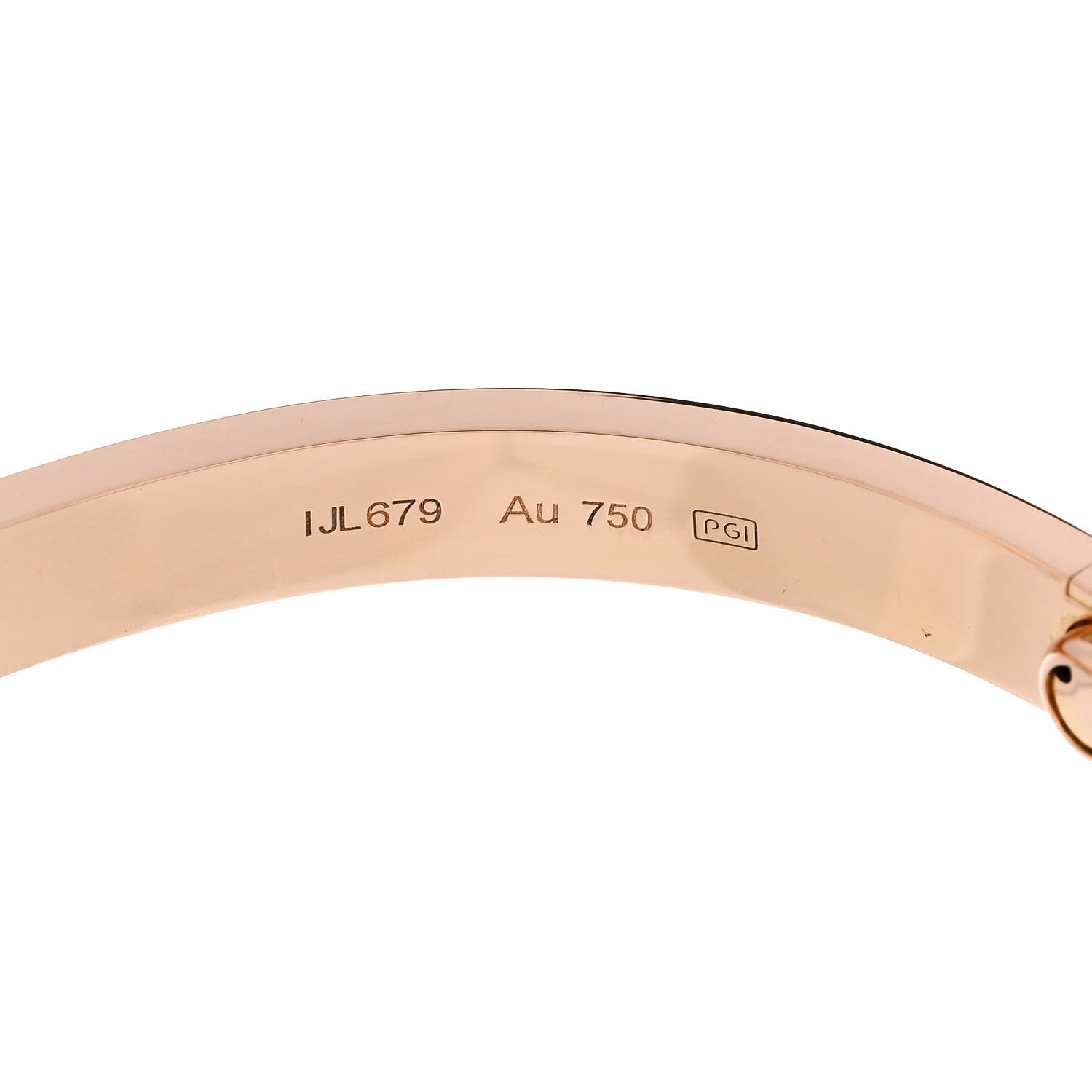 Cartier 18K Pink Gold LOVE Bracelet 19 5 of 5