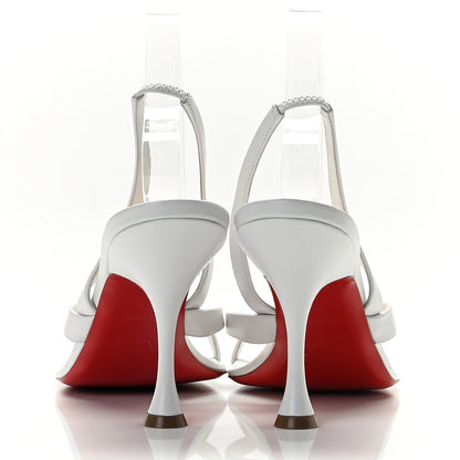 Christian Louboutin Kid Taralita 85 Thong Sandals 40.5 White 4 of 14