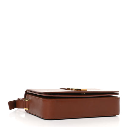 Saint Laurent Smooth Calfskin Medium Classic Monogram Universite Bag Brown 3 of 12