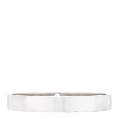 Tiffany Sterling Silver Diamond Narrow Locks Bangle Bracelet 2 of 3