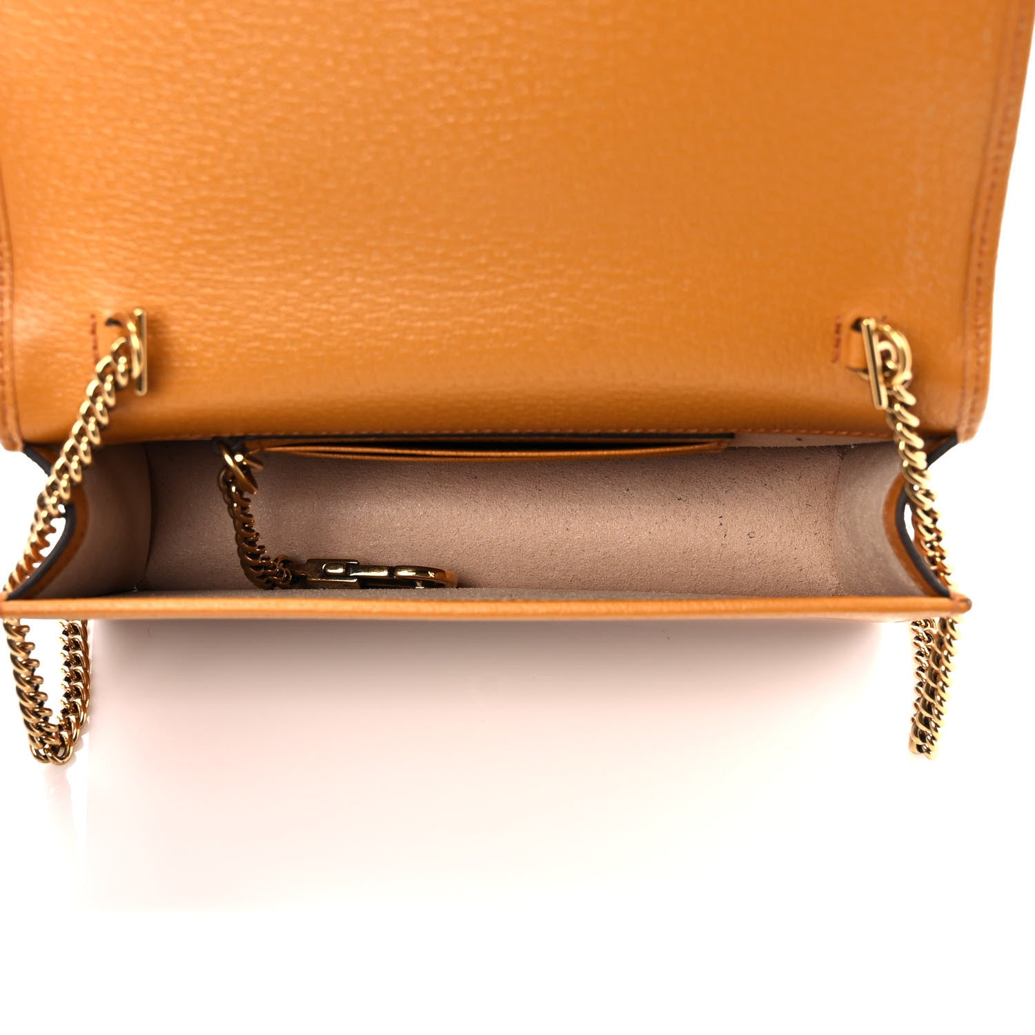 Gucci Polished Raffia Textured Dollar Calfskin Houndstooth Mini Diana Chain Bag Natural Sun Oil Mystic White 4 of 7
