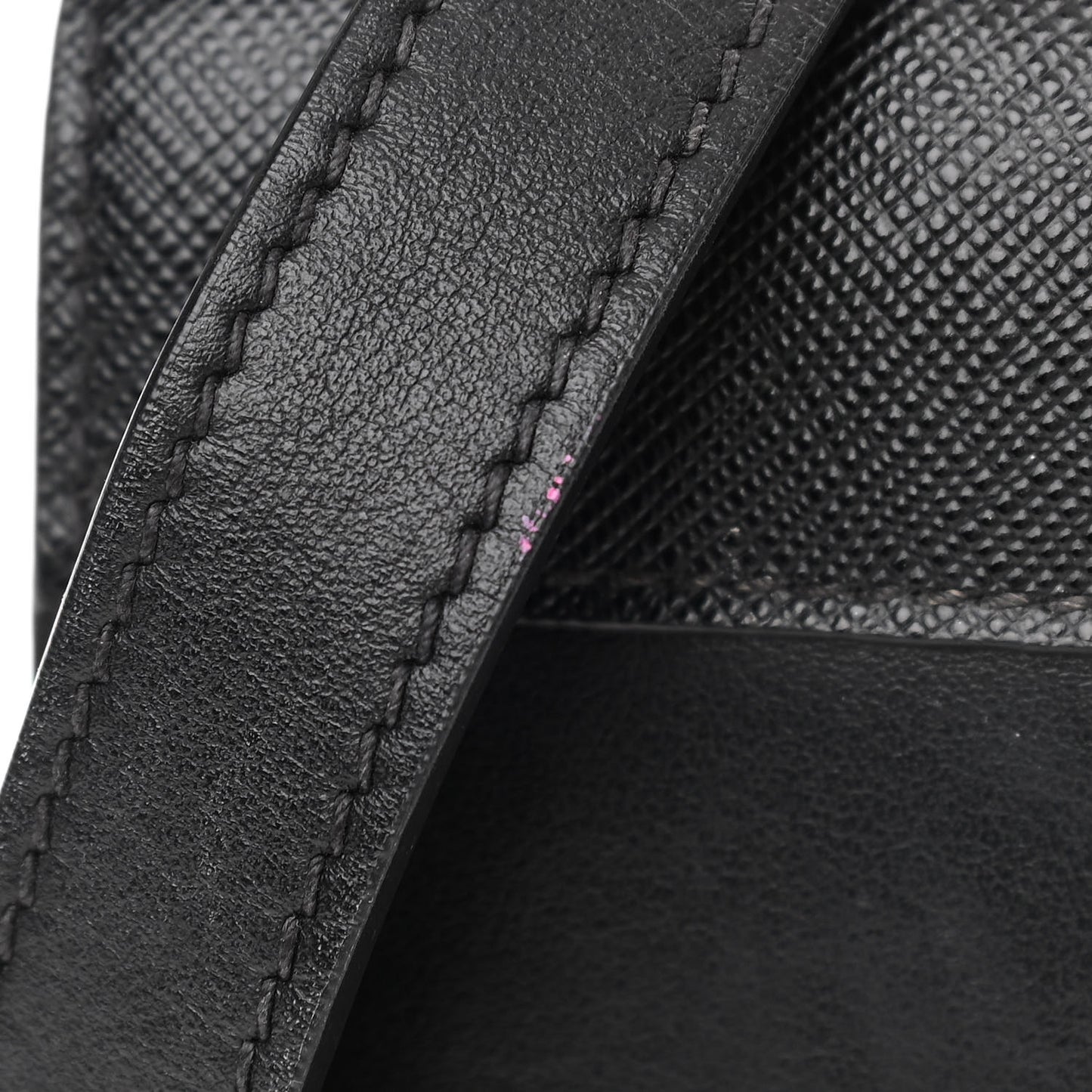 City Calfskin Saffiano Cahier Bag Black