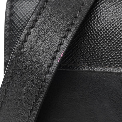 Prada City Calfskin Saffiano Cahier Bag Black 16 of 16