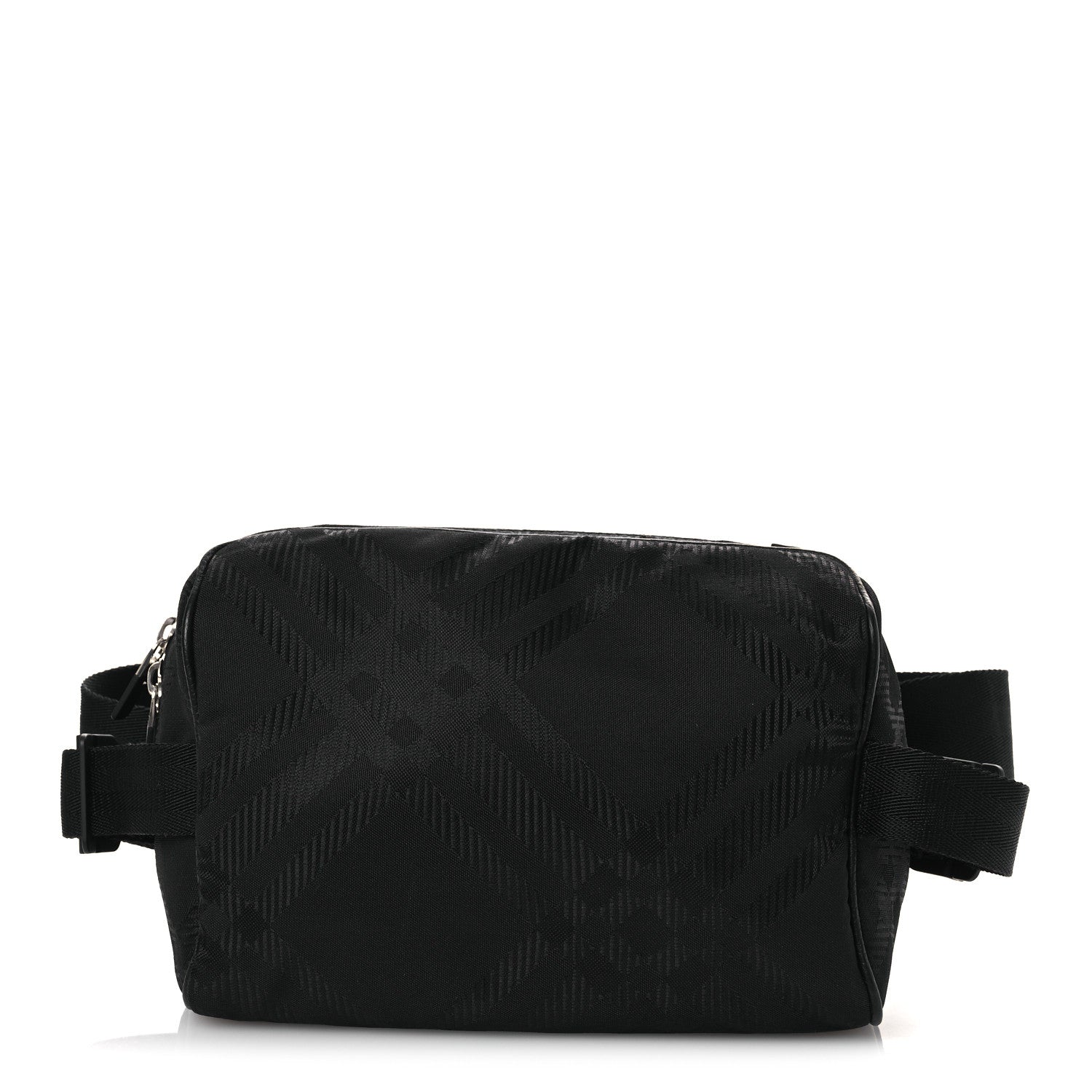 Burberry Nylon Jacquard Check Belt Bag Black 1 of 10