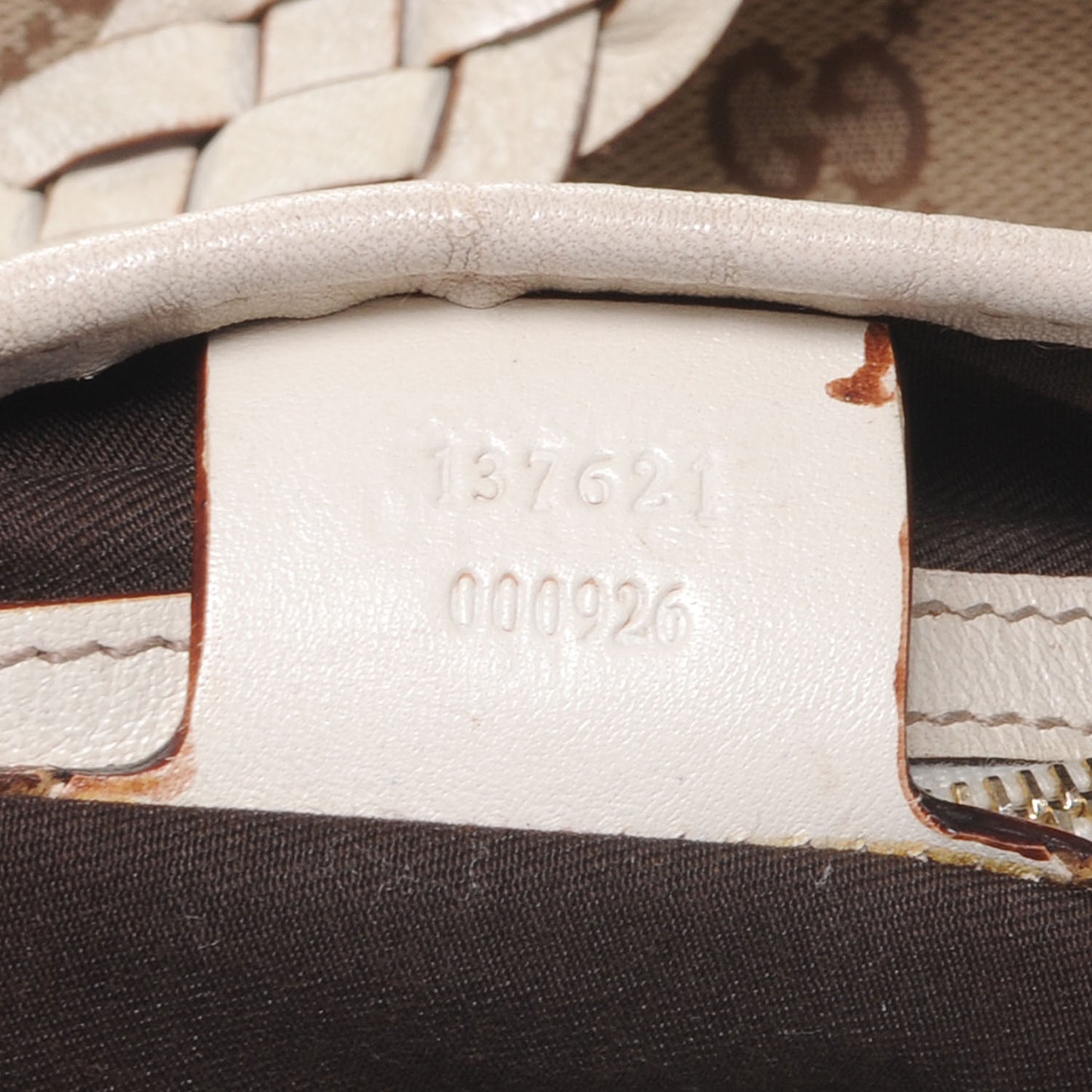 Monogram Pelham Medium Shoulder Bag White