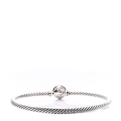 David Yurman Sterling Silver 18K Yellow Gold 3mm Chatelaine Bracelet 3 of 5