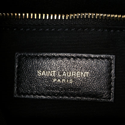 Saint Laurent Lambskin Quilted Small Loulou Puffer Monogram Chain Satchel Dark Honey 6 of 12