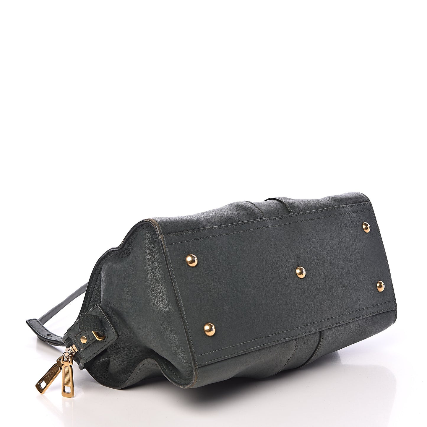 Sheepskin Small Cabas ChYc Dark Green