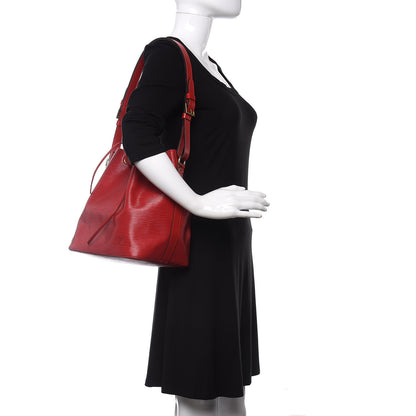 Louis Vuitton Epi Petit Noe Castillan Red 2 of 17