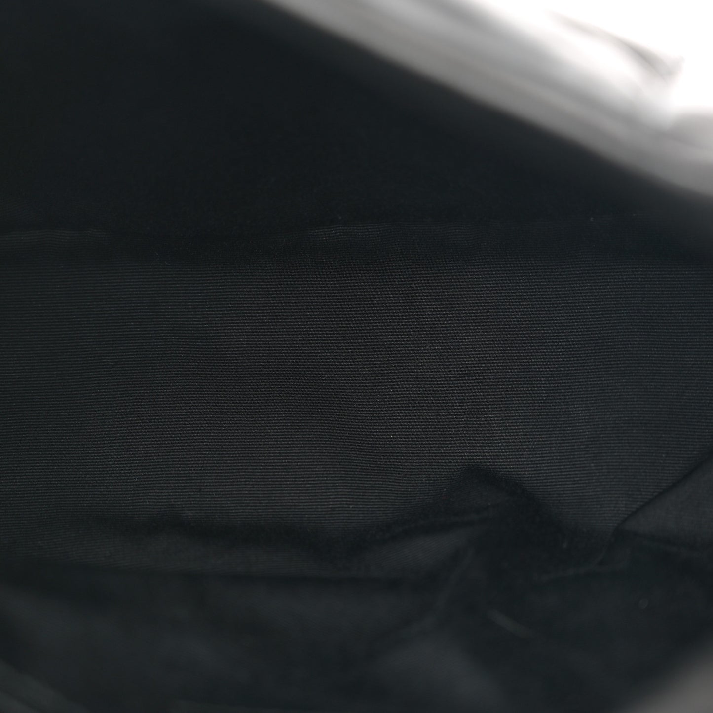 Lambskin Quilted Small Loulou Puffer Monogram Chain Satchel Black