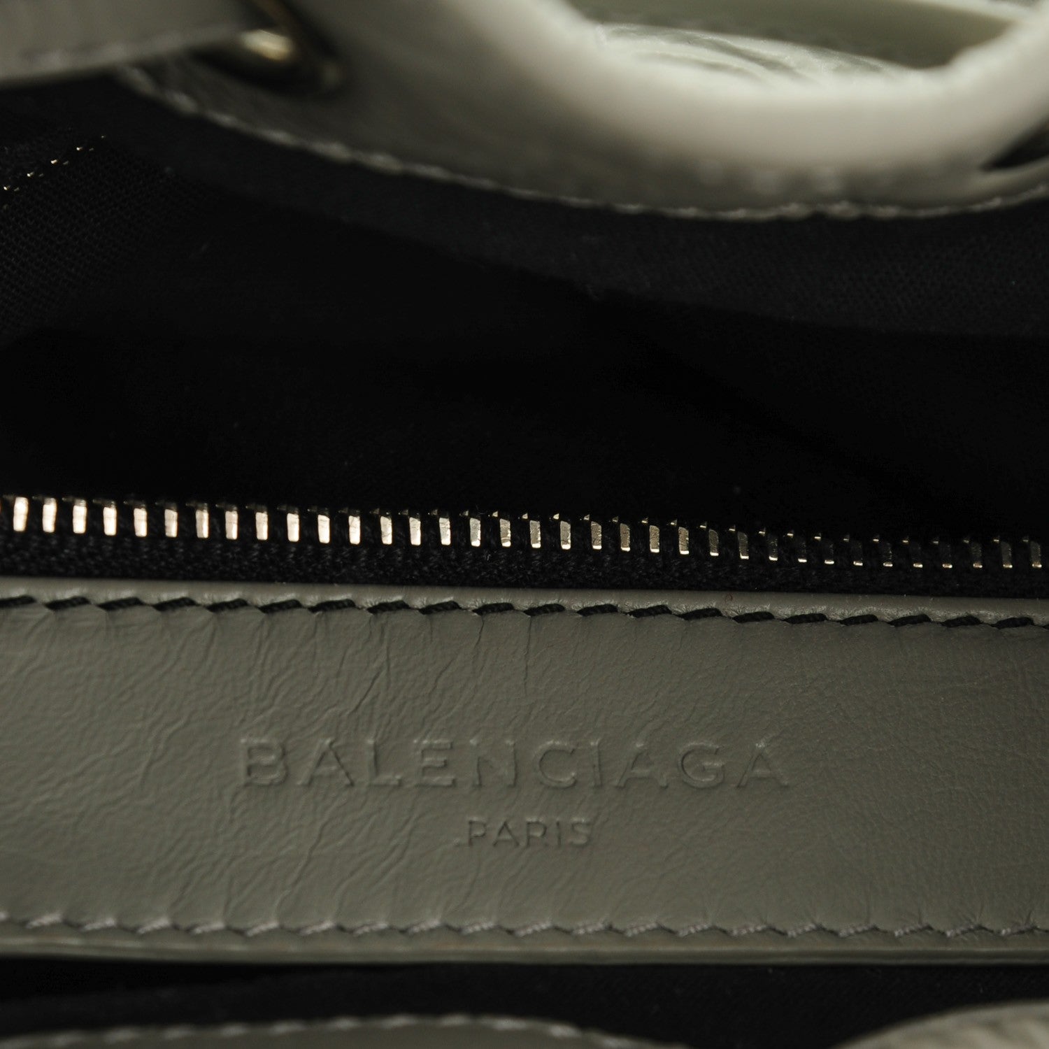 Balenciaga Matte Goatskin Rubber Covered Classic Hardware Mini Pompon Gris Glace 7 of 8