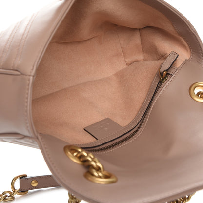 Gucci Calfskin Matelasse Small GG Marmont Shoulder Bag Porcelain Rose 5 of 7